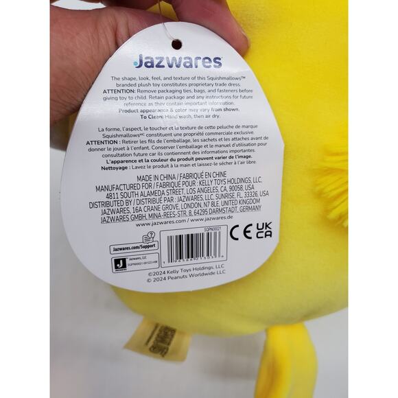 Squishmallows - Cupid Woodstock Plush Peanuts - 9" Jazwares - Picture 4 of 5